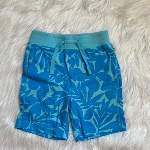 Gap Baby Boy Blue Tropical Hawaii Beach Shorts, Size 18-24 mos.